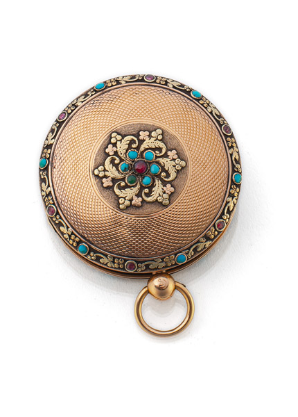 A GOLD SPINDLE POCKET WATCH - Image 5 of 5