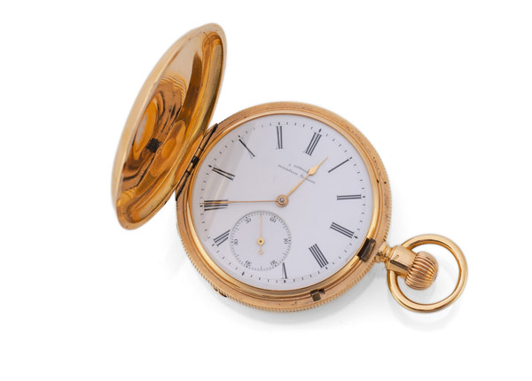 A FINE GENTLEMAN'S SAVONETTE POCKET WATCH