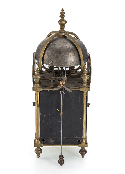 A SMALL FRENCH LANTERN CLOCK - Image 2 of 4