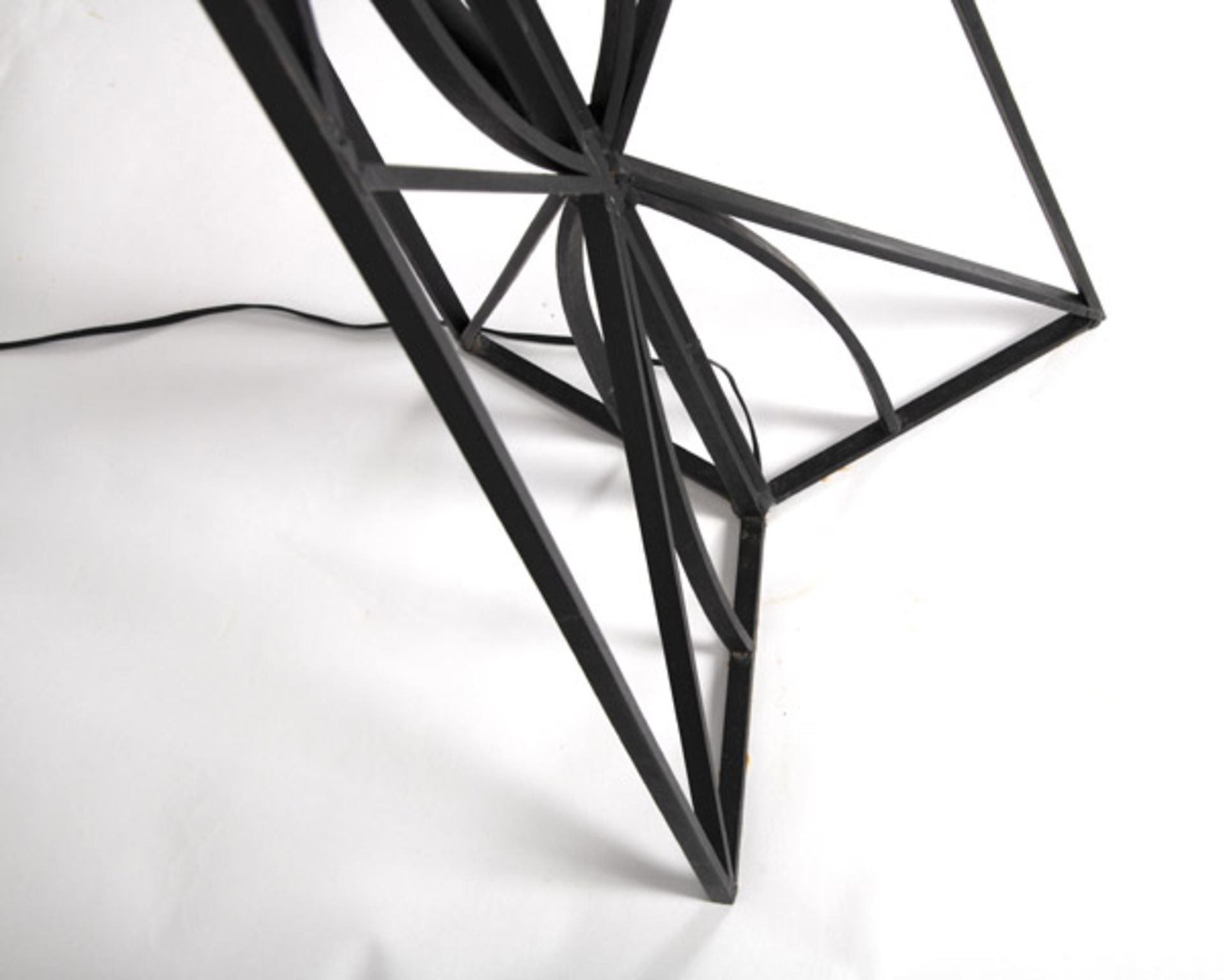 Art-Déco-Stehlampe mit Glasschirm von Sabino Paris - Bild 7 aus 7