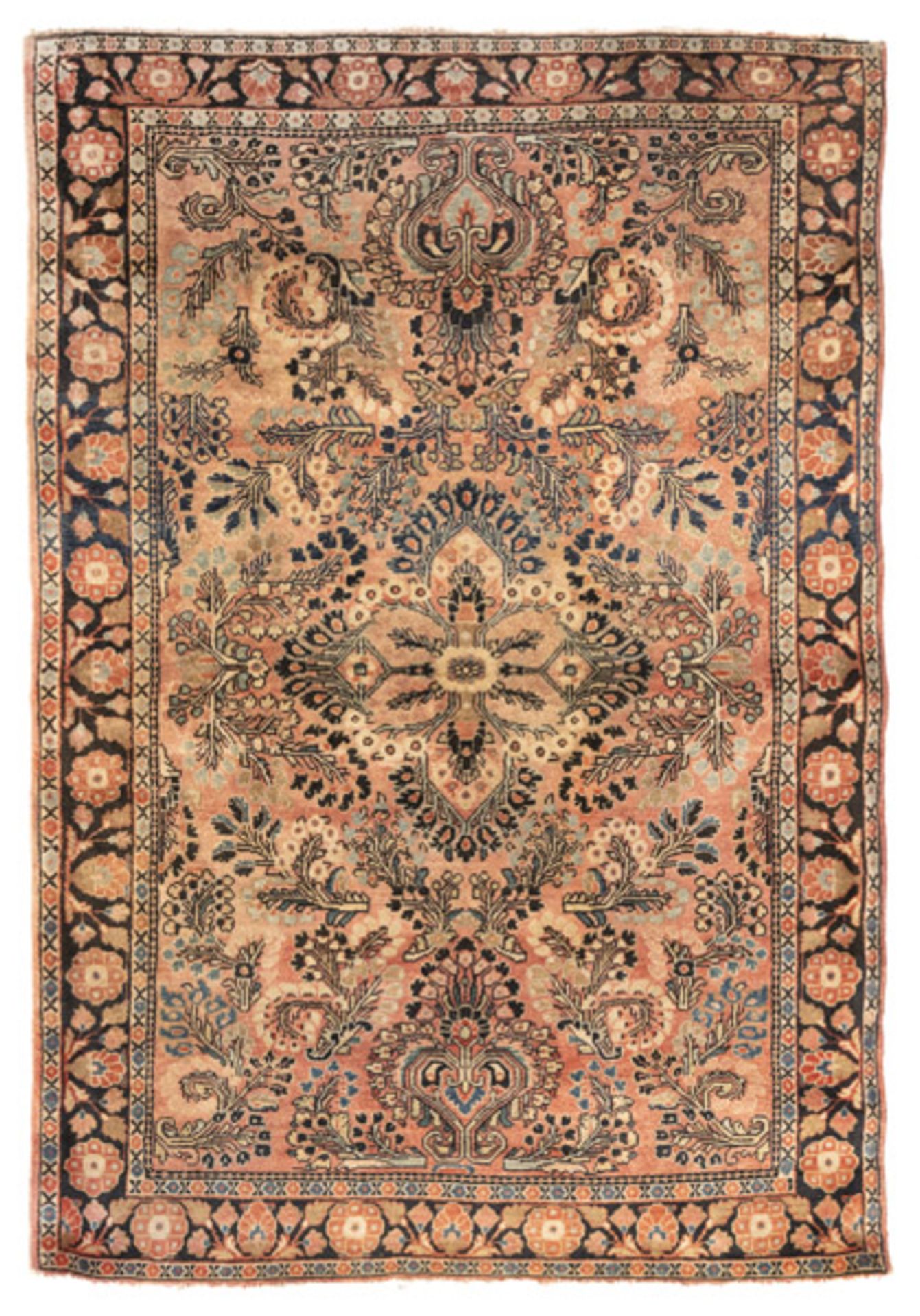 A semi antique Sarouk rug