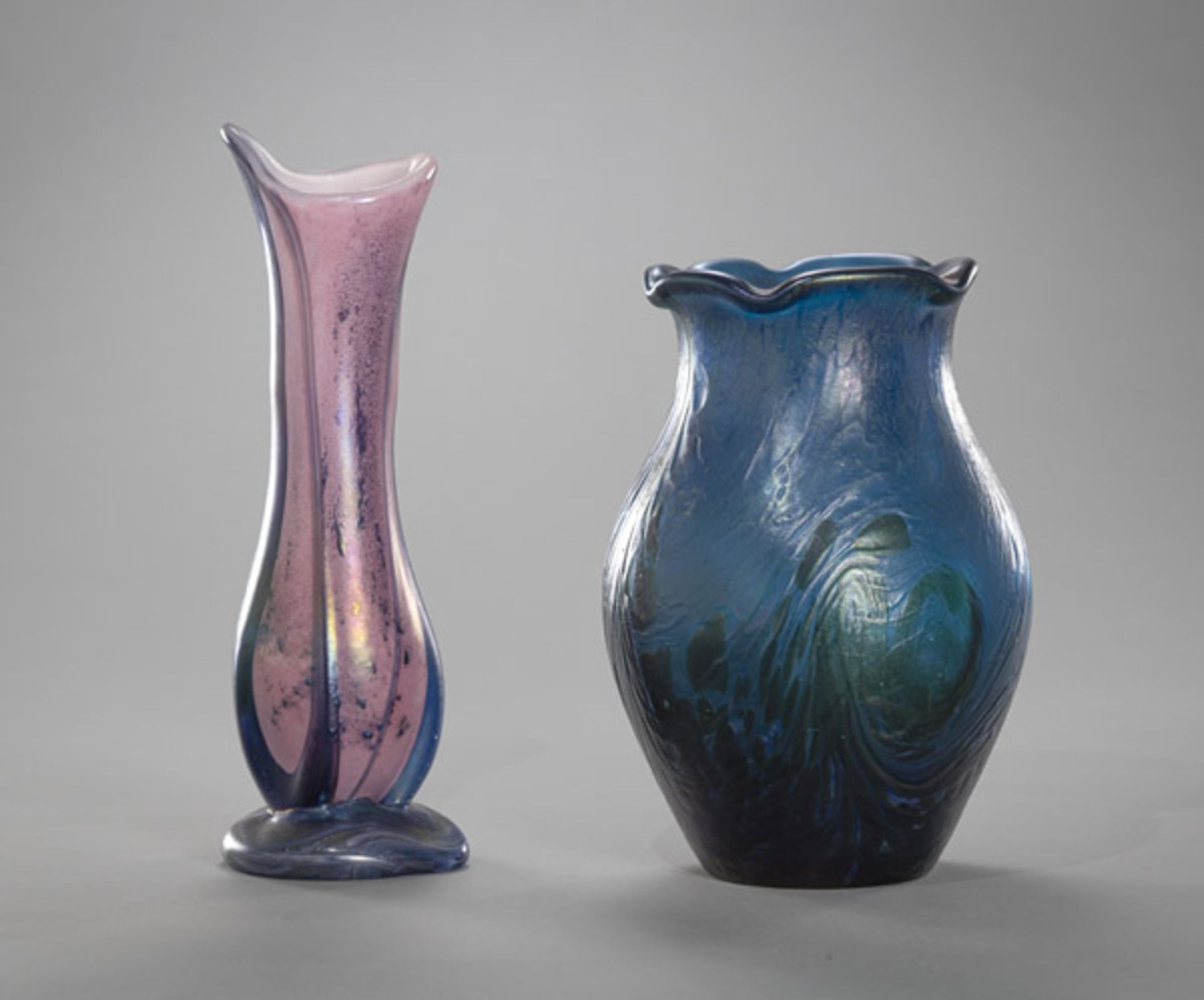 Zwei moderne Glas-Vasen - Bild 2 aus 4