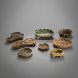 Sammlung von acht Terracotta-Modeln