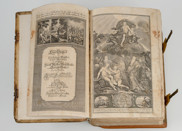 Bible, Tubingen 1730 - Image 2 of 3