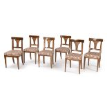Sechs Biedermeier-Stühle