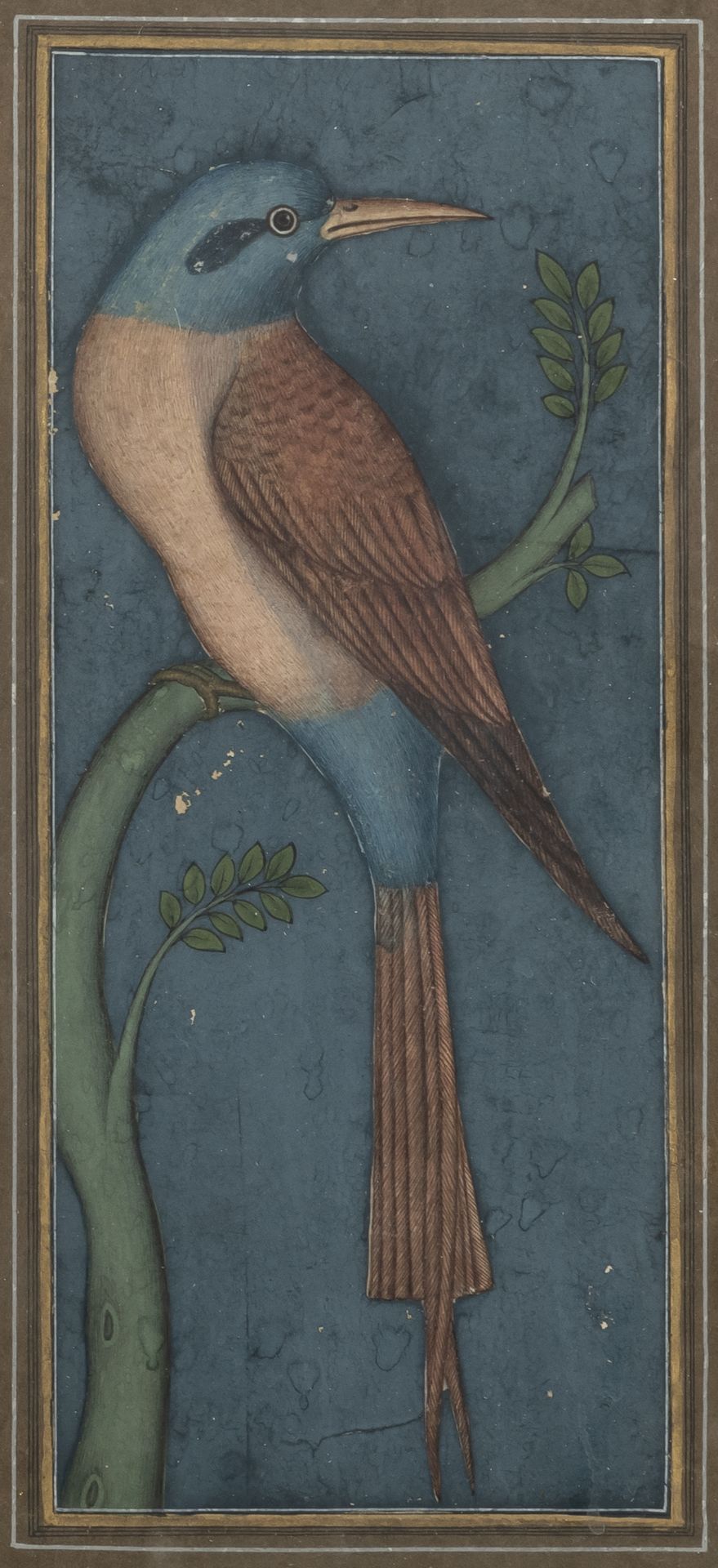 THREE MINIATURES WITH BIRDS AND HUNTER - Image 3 of 6