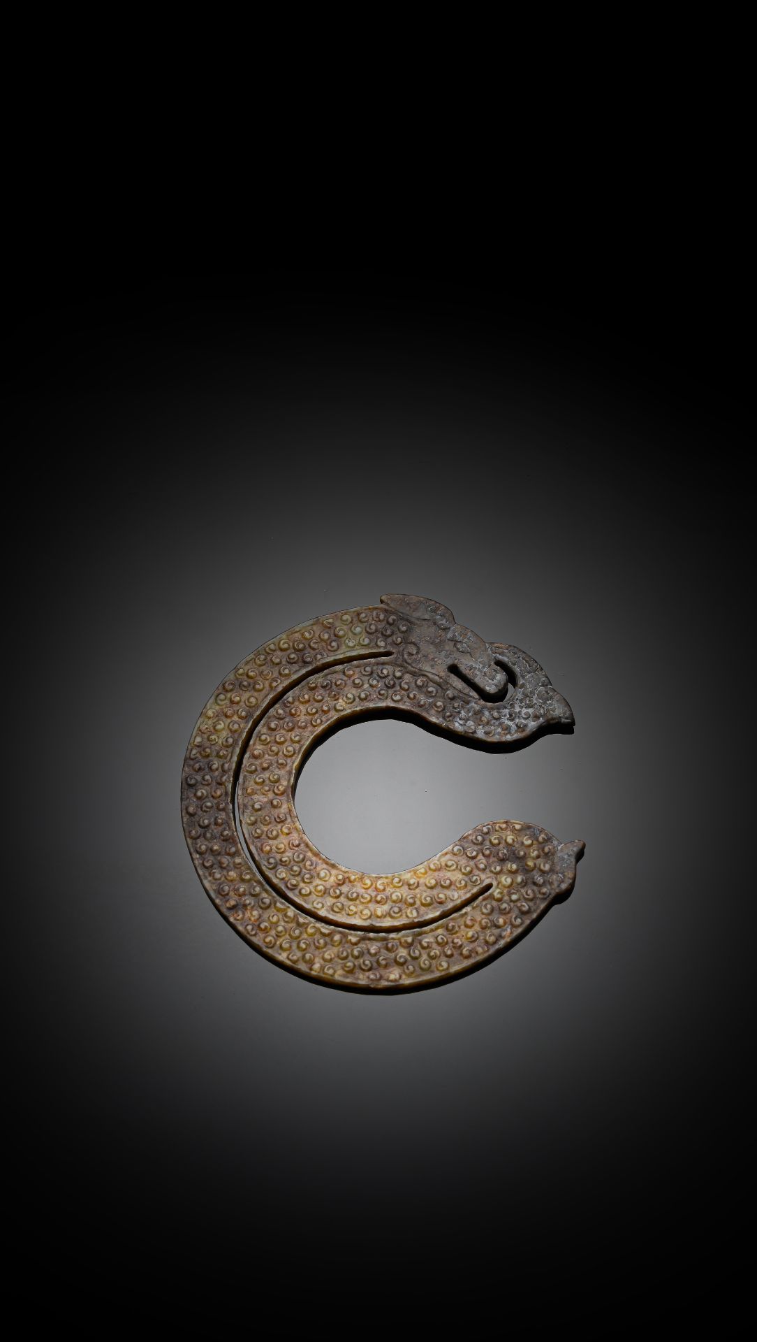 Jadeschnitzerei eines Drachen 'Long' - Bild 2 aus 2
