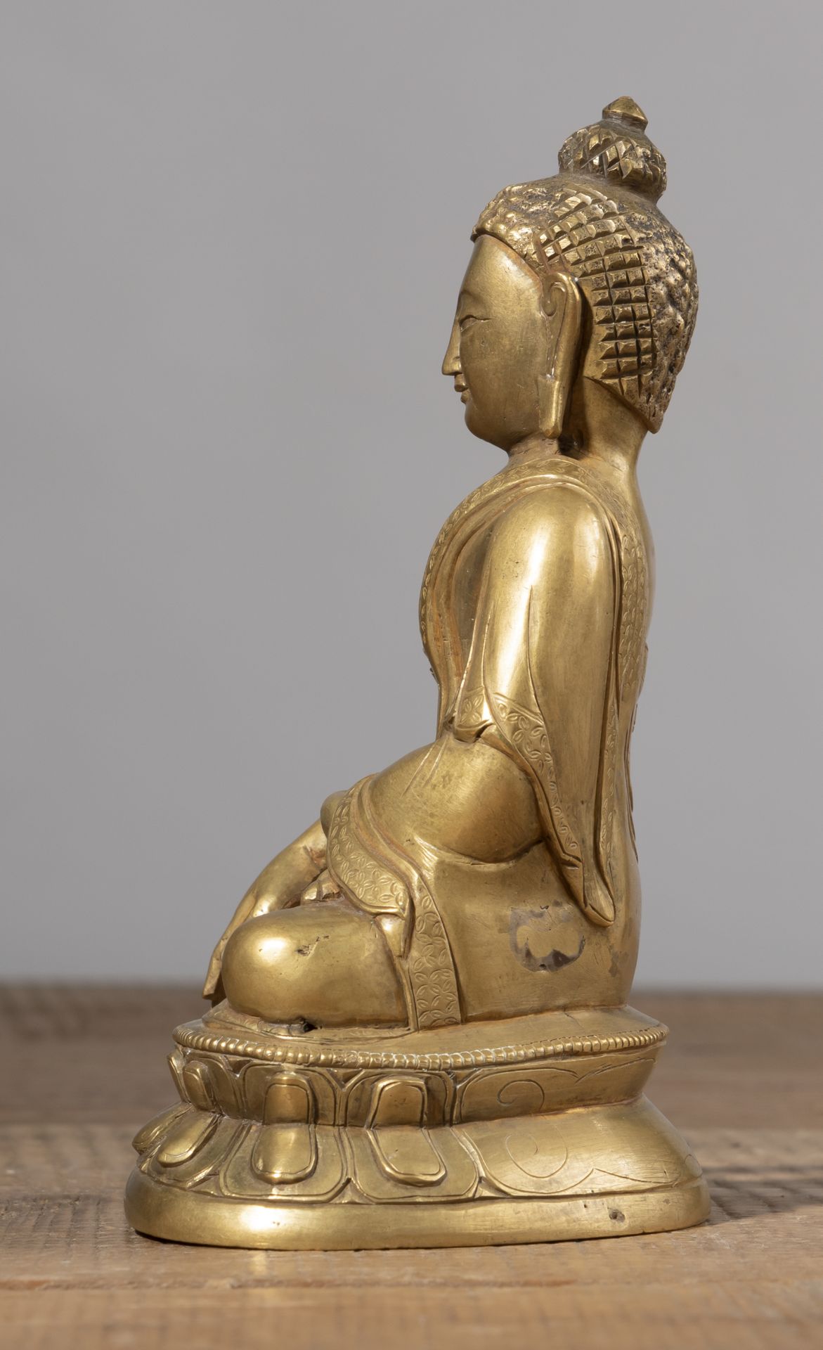 Bronze des Buddha Shakyamuni - Bild 4 aus 5