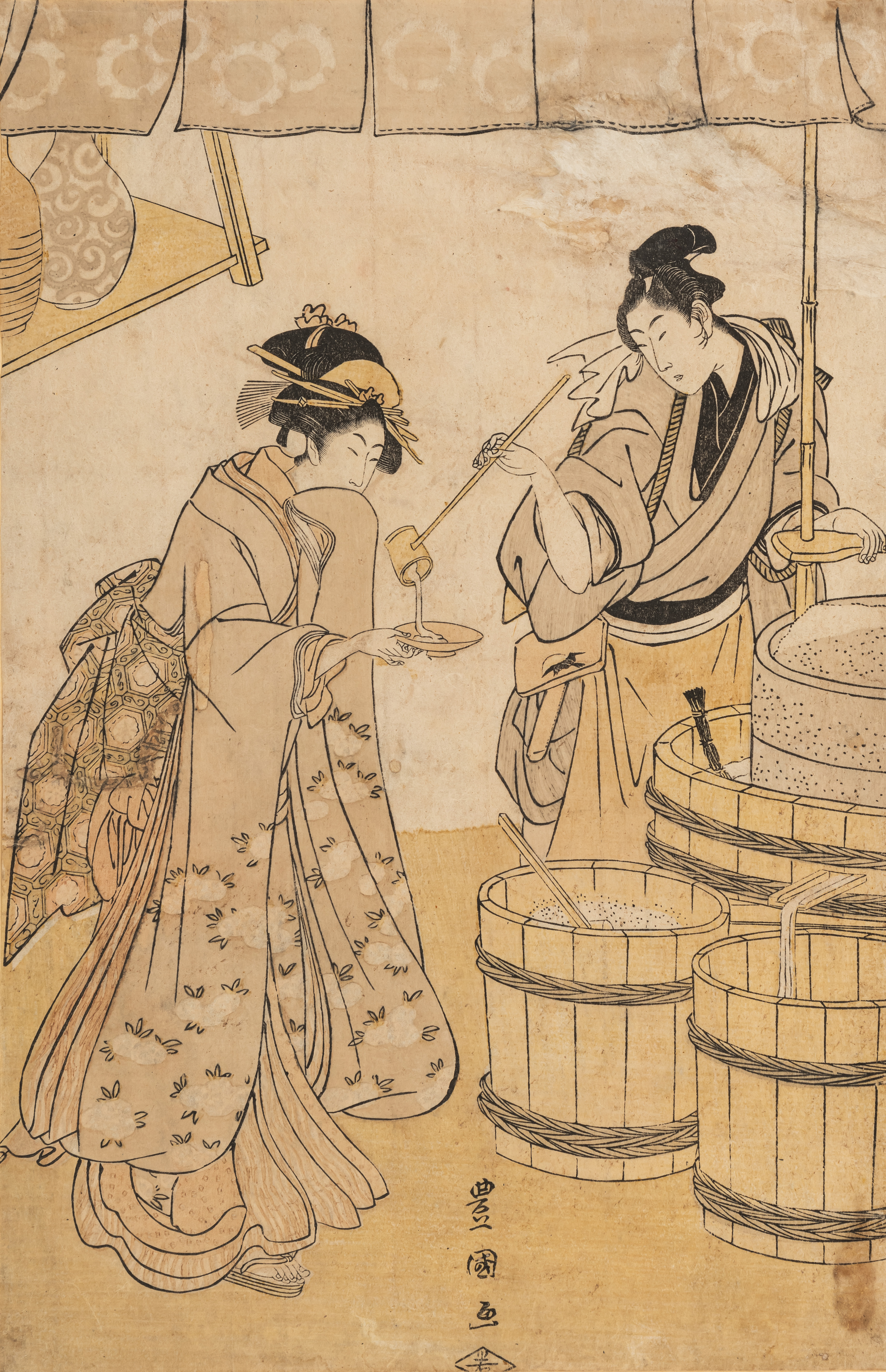 KATSUKAWA SHUNSEN (1762- CA.1830) AND UTAGAWA TOYOKUNI I (1769-1825) - Image 2 of 10