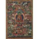 Der historische Gautama Buddha Shakyamuni, und Darstellungen in Einzelszenen zu seinem Leben, von G