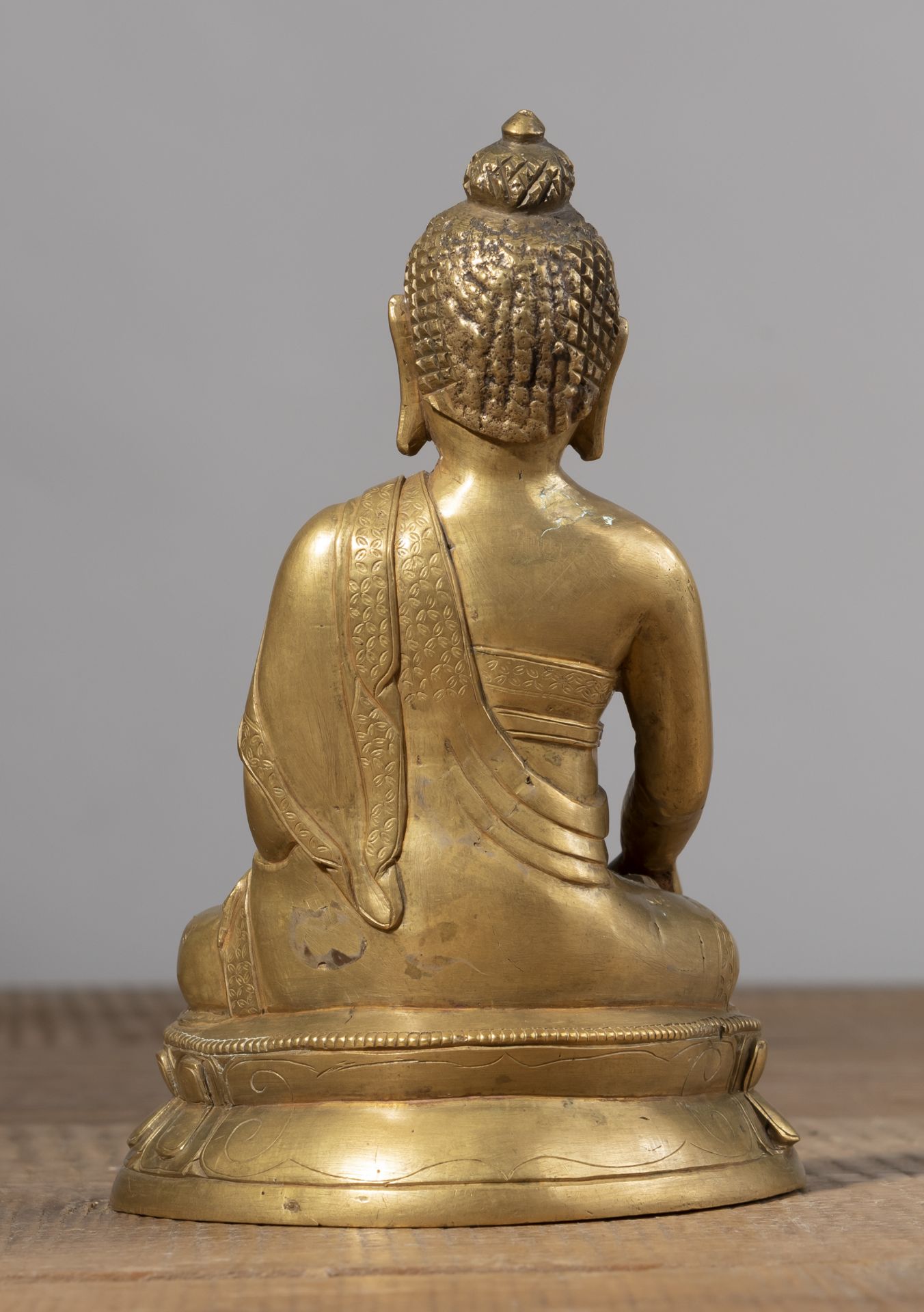 Bronze des Buddha Shakyamuni - Bild 3 aus 5