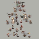 Sammlung von ca. 26 Vogel-Modellen