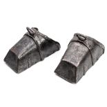 Paar Eisen armierte Steigbügelschuhe