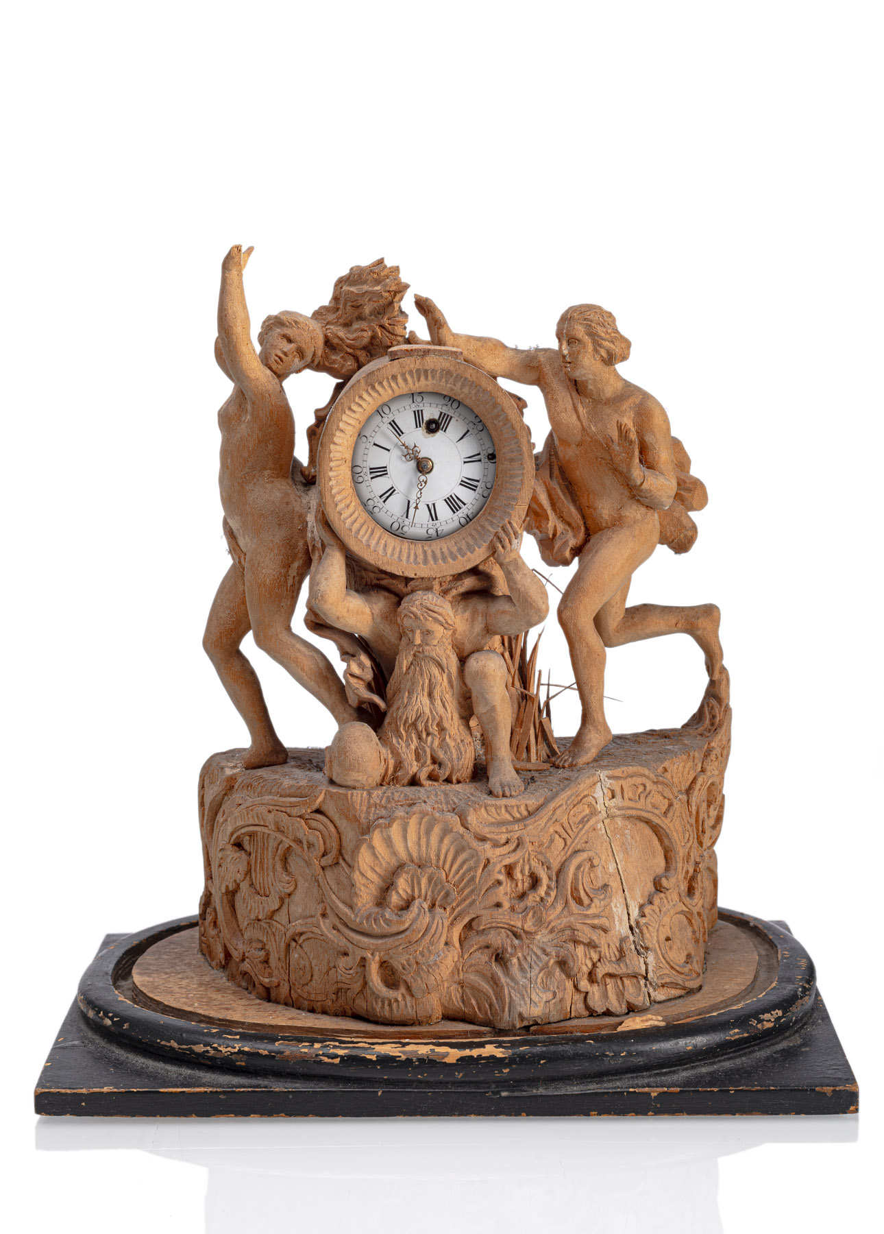 Pocket Watch Stand with Apollo, Daphne and Chronos