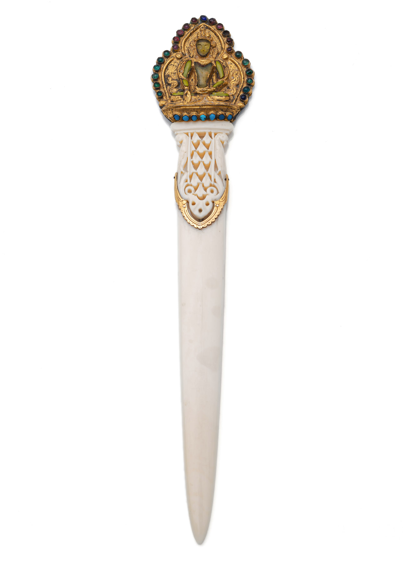 CARTIER Art Deco Letter Opener with Buddha Shakyamuni - Image 2 of 4