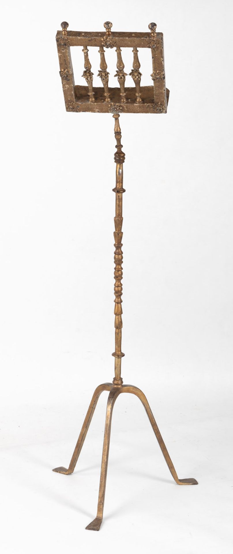 A WROUGHT IRON MUSIC STAND - Image 3 of 5