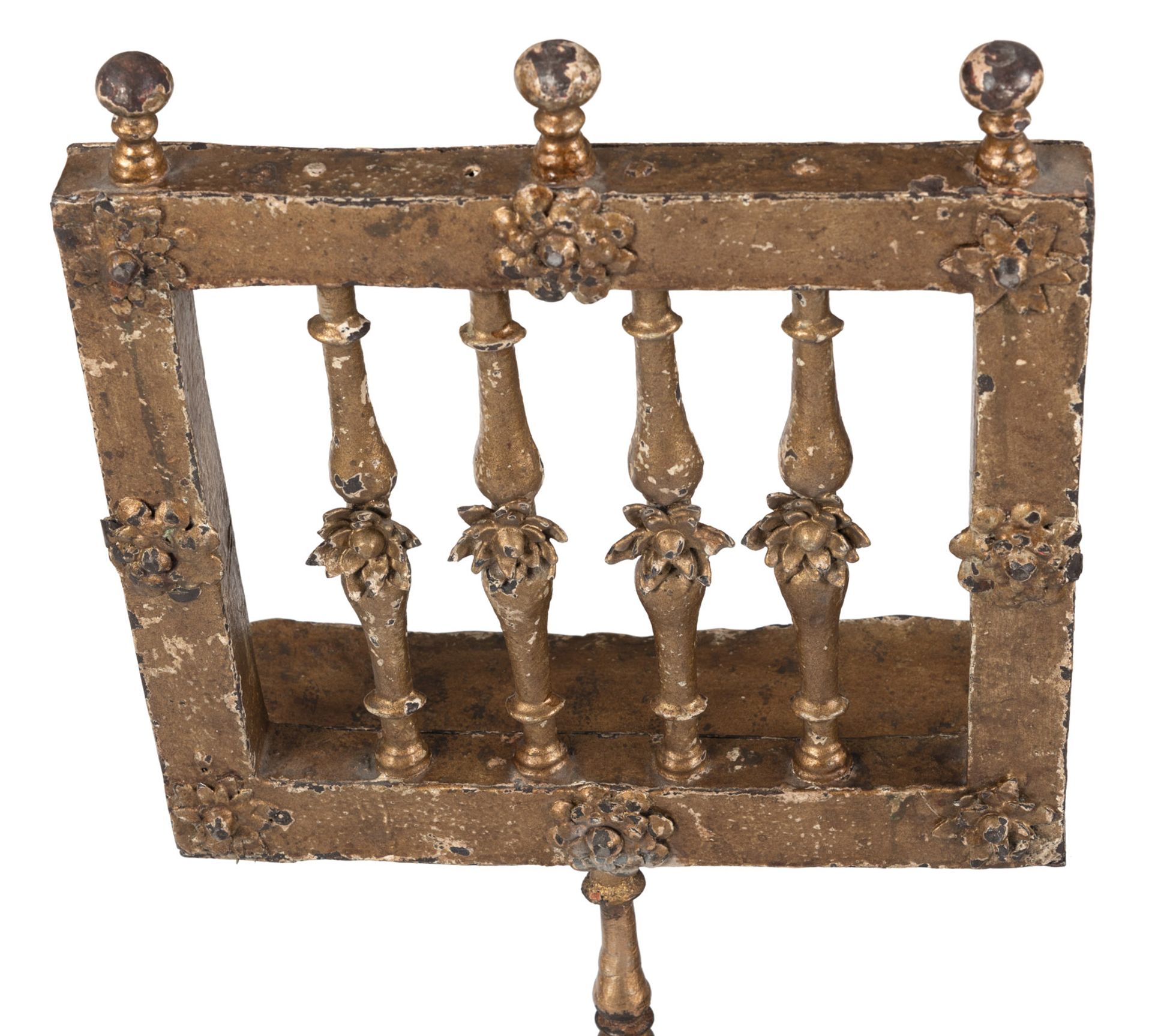 A WROUGHT IRON MUSIC STAND - Image 4 of 5