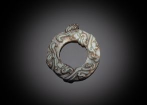 Ringförmiger Gürtelschmuck aus Jade 'Pei'
