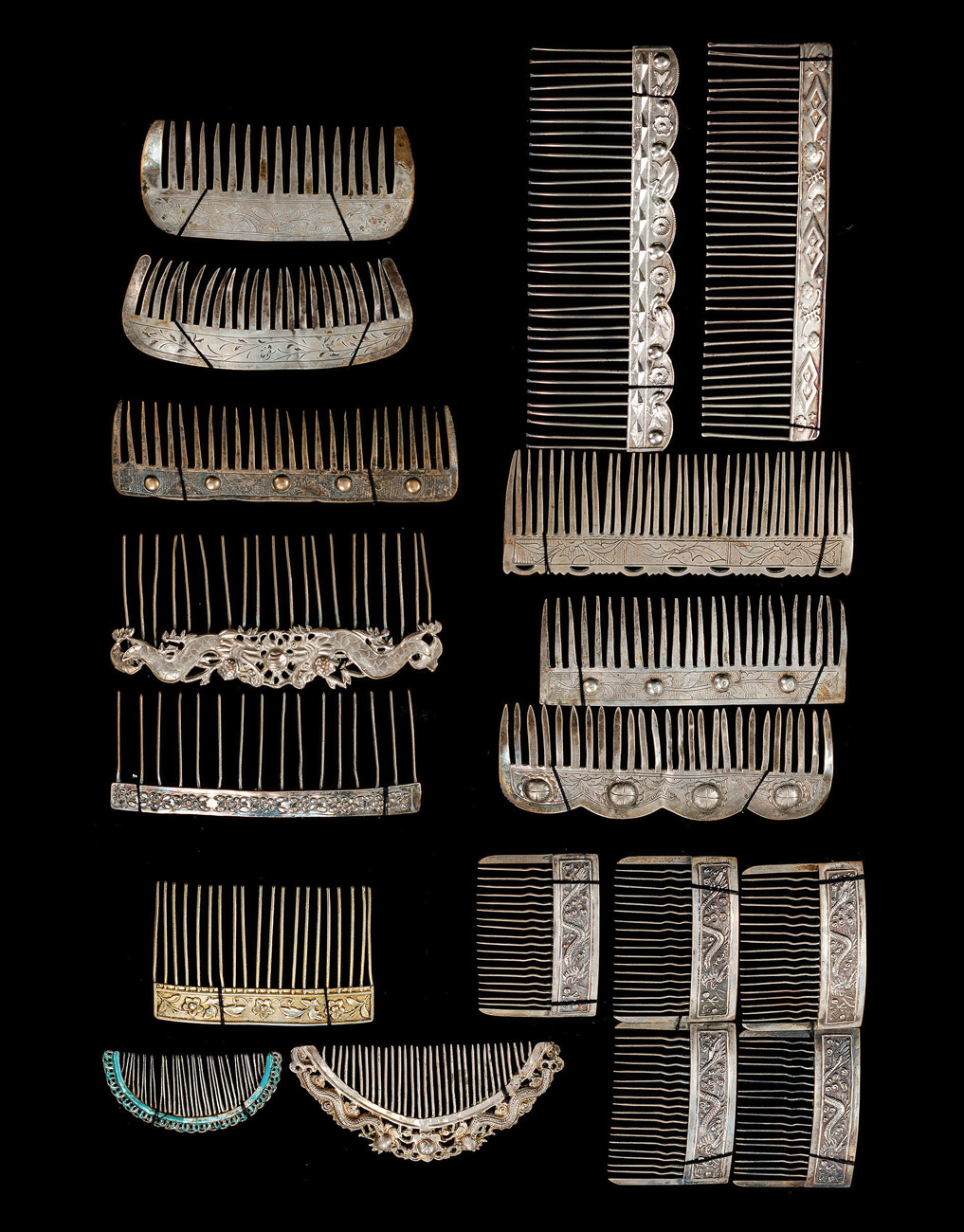 A GROUP OF  COMBS