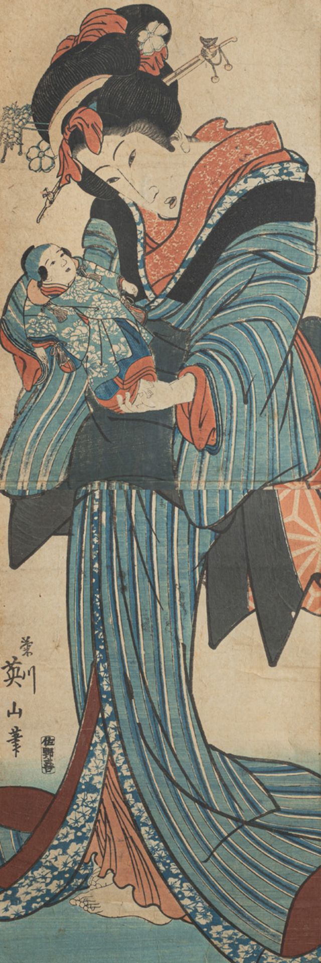 UTAGAWA HIROSHIGE (1797-1858) / KIKUKAWA EIZAN (1787-1867) - Image 2 of 2