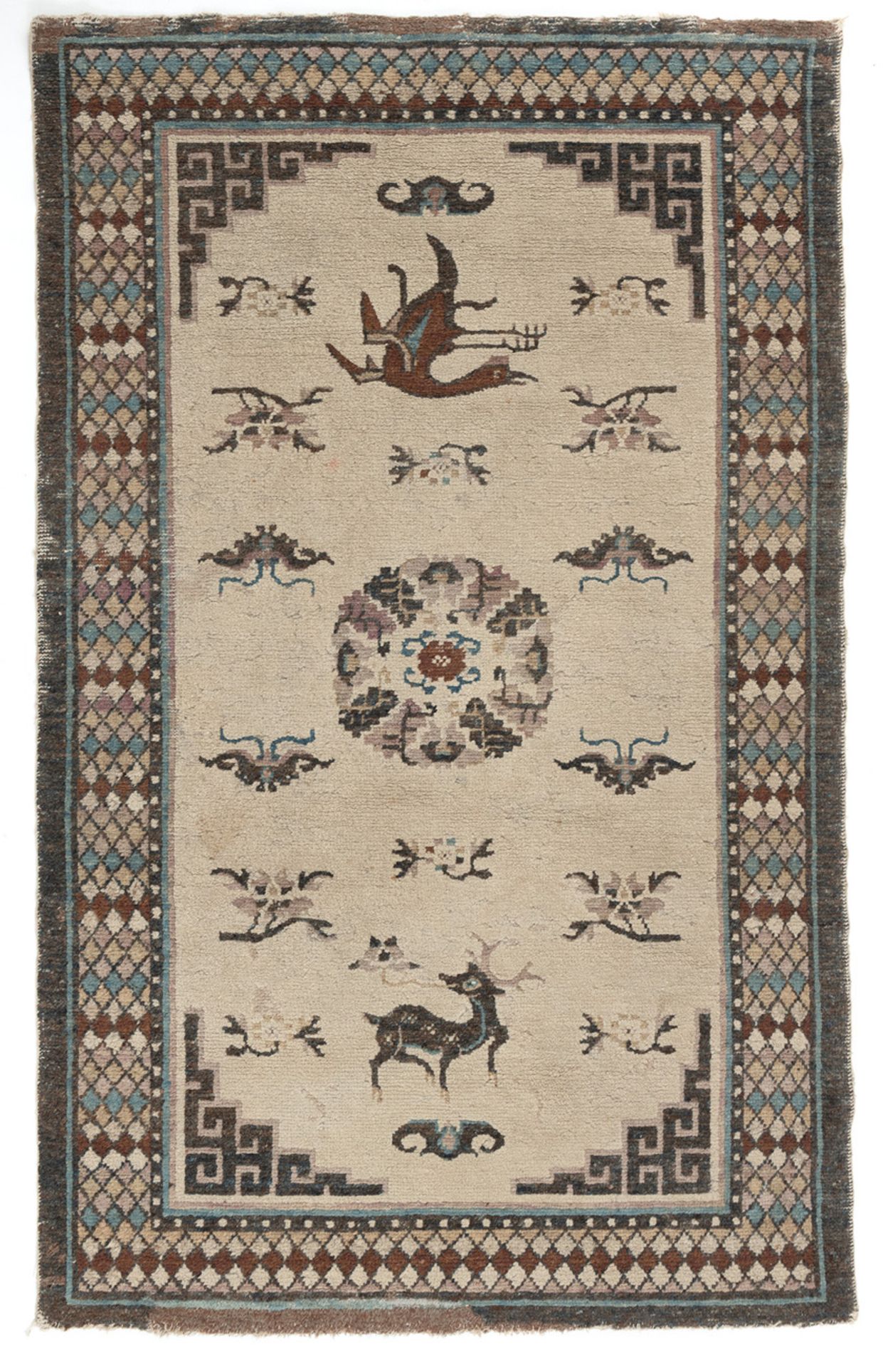 A PHEASANT, DEER, AND BATS CARPET