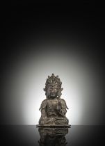 Bronze des gekrönten Guanyin