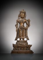 Seltene Bronze des stehenden Avalokiteshvara