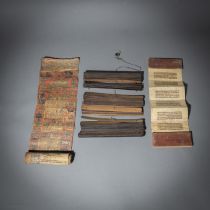 Drei teils polychrom illustrierte Manuskripte