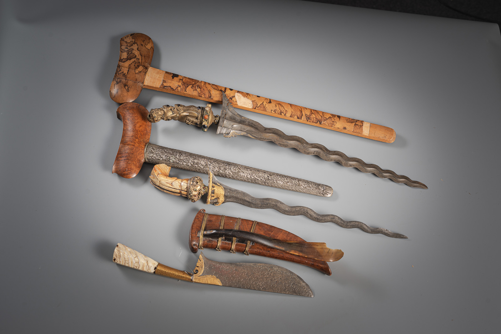 TWO KERISES AND A DAGGER - Image 2 of 3