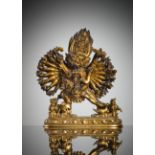 A GILT-BRONZE FIGURE OF VAJRABHAIRAVA