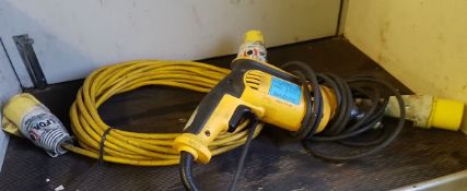 Dewalt 110V Drill with Extension Cord
