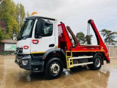 Mercedes Arocs Euro 6 4x2 Skip Lorry * Year 2016 * C/W Hyva Lift & Support Legs