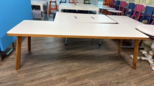 Large Wooden Rectangular Table