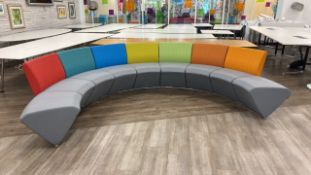 Large Circular Multicoloured Seating
