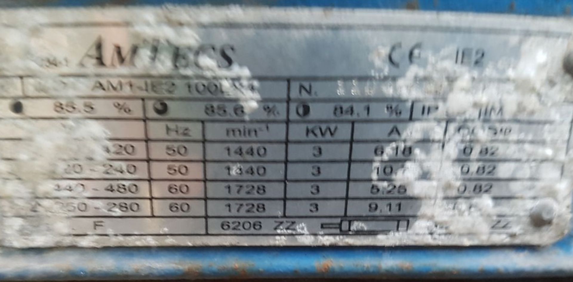 SITI High Torque 3kW 400V 50Hz, 3 Phase Motor Mounted Gearbox Assembly - Image 2 of 4