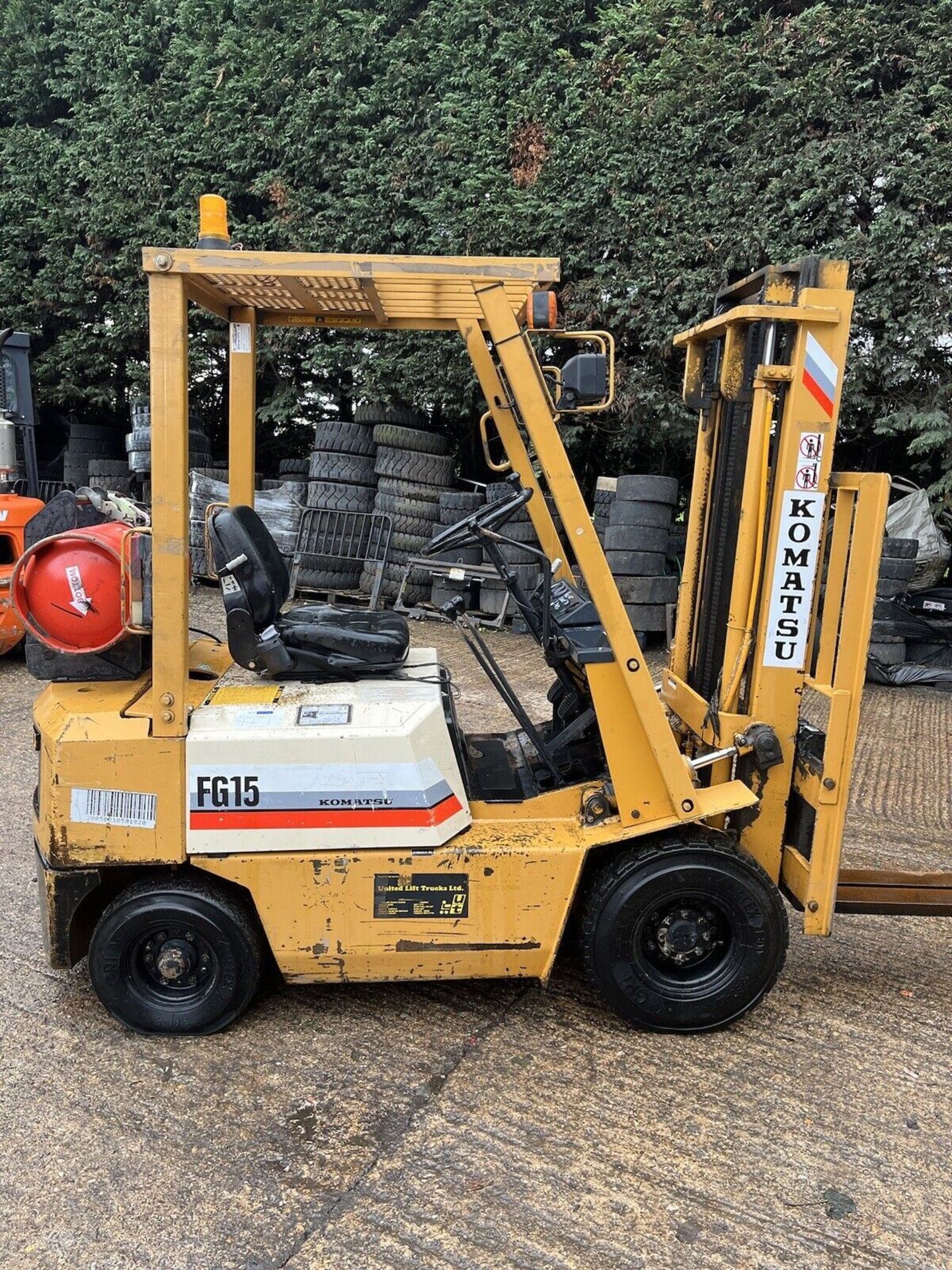 Komatsu 1.5 Tonne Gas Forklift Truck