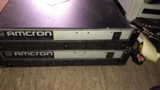 Amcron amplifier x2