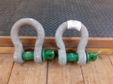 A pair of shackles