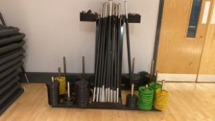 Storage Rack for Weights - Weights Included