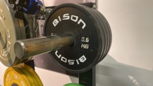 Bison 2.5Kg Bumper Weight Plate X4
