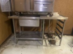 Single Stainless Steel Sink Unit with Spray Tap