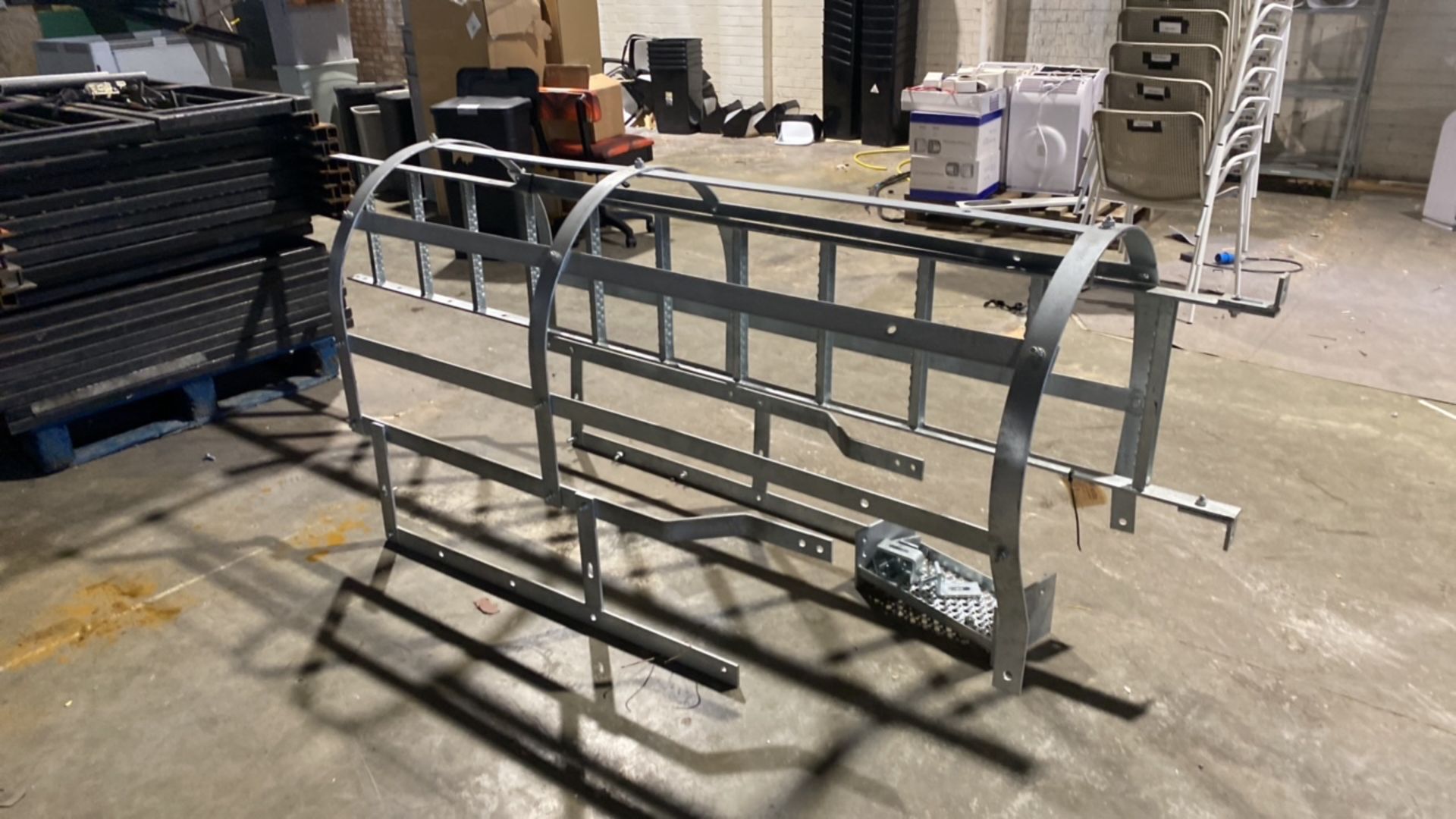 Galvanised Mild Steel Ladder - Image 2 of 4