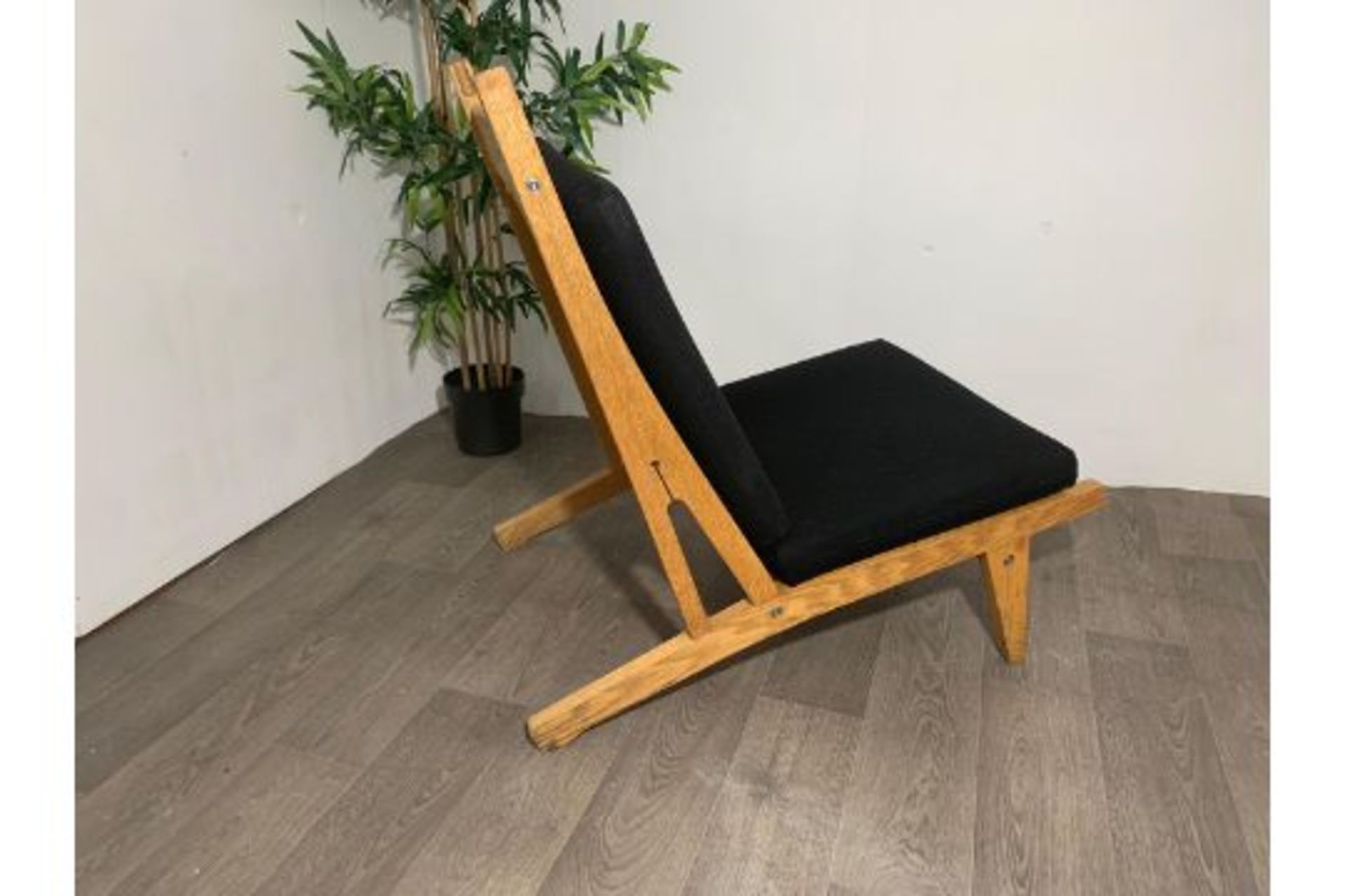Wooden Lounge Chair - Image 2 of 5