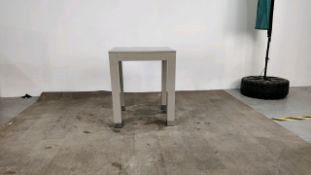 Side Table - Grey Gloss Finished