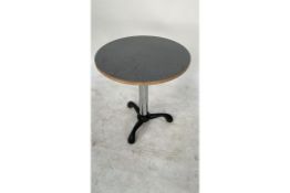 Round Cafe style Table