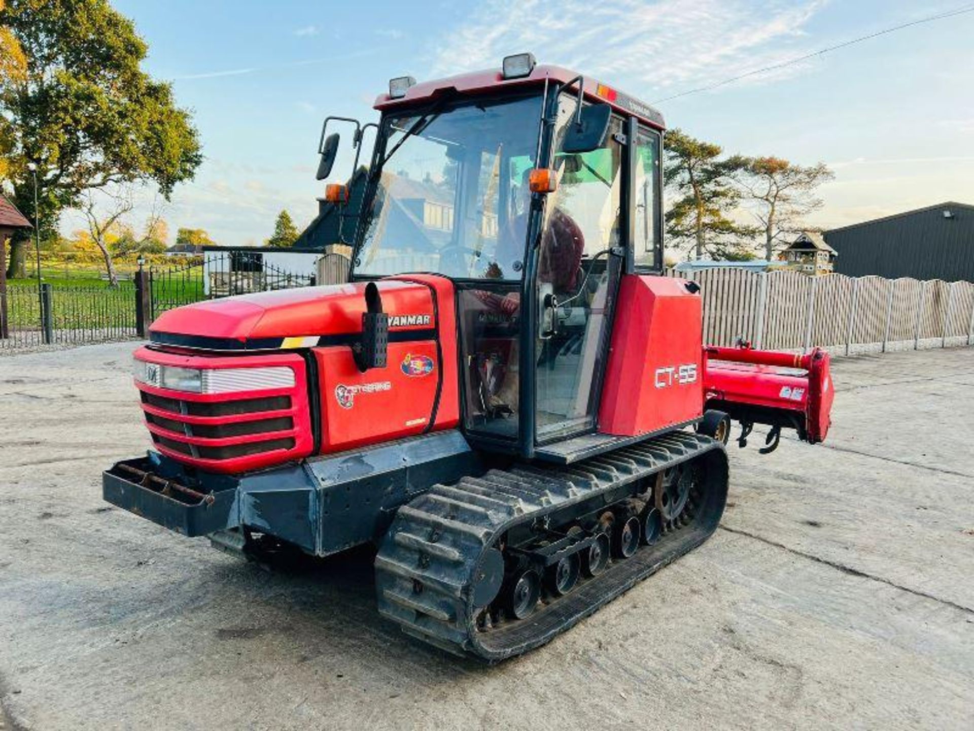 Yanmar Ct-55 Tracked Tractor C/W Rotavator - Image 3 of 3