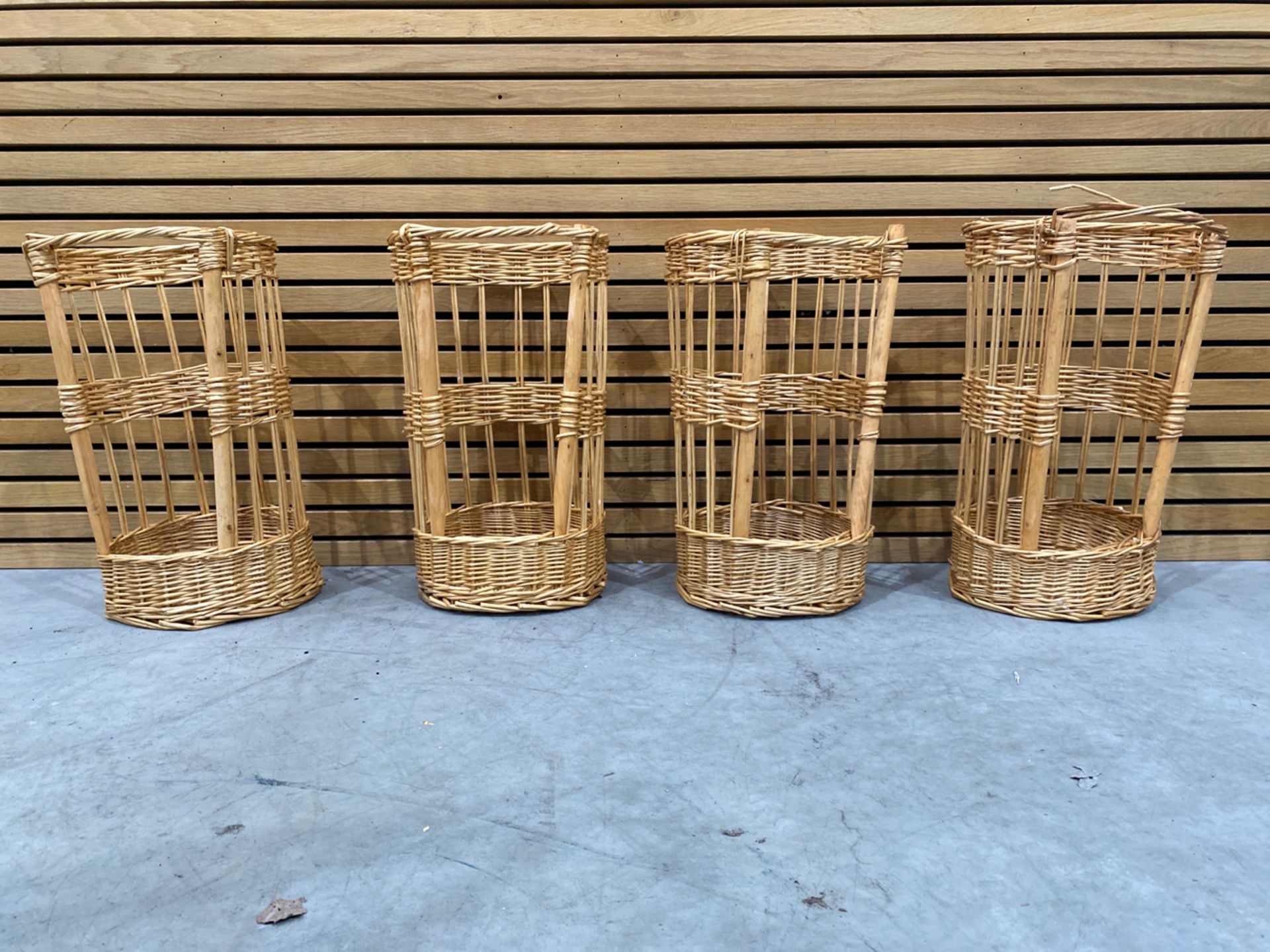 French Baguette Wicker Basket X4