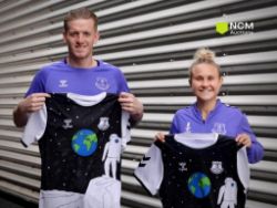 Signed Everton Football Club shirts including Men's First Team & Women's Team with certificates of Authenticity!