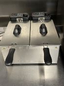 Commercial Fryer Countertop Double Tank