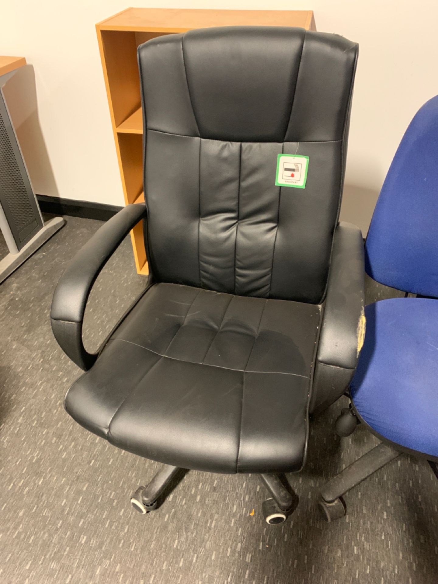 Set of 3 Mobile Office Chairs - Image 2 of 7
